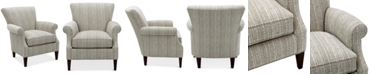 Furniture Zaniel Fabric Accent Chair, Created for Macy's